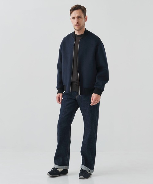 CASHMERE CASHMERE(カシミヤカシミヤ)の「【CASHMERE CASHMERE/カシミアカシミア】CASHMERE/SILK/WOOL MA-1(MA-1・メンズ・ブラック/その他17・44/48)」の6枚目の写真