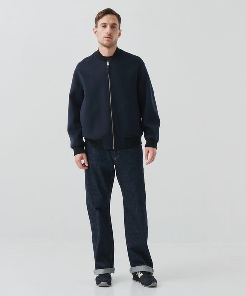 CASHMERE CASHMERE(カシミヤカシミヤ)の「【CASHMERE CASHMERE/カシミアカシミア】CASHMERE/SILK/WOOL MA-1(MA-1・メンズ・ブラック/その他17・44/48)」の5枚目の写真