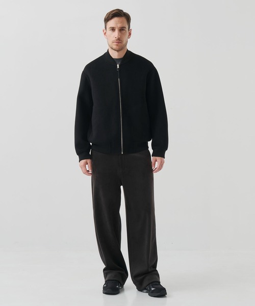 CASHMERE CASHMERE(カシミヤカシミヤ)の「【CASHMERE CASHMERE/カシミアカシミア】CASHMERE/SILK/WOOL MA-1(MA-1・メンズ・ブラック/その他17・44/48)」の11枚目の写真