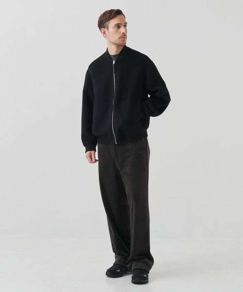 CASHMERE CASHMERE(カシミヤカシミヤ)の「【CASHMERE CASHMERE/カシミアカシミア】CASHMERE/SILK/WOOL MA-1(MA-1・メンズ・ブラック/その他17・44/48)」の10枚目の写真