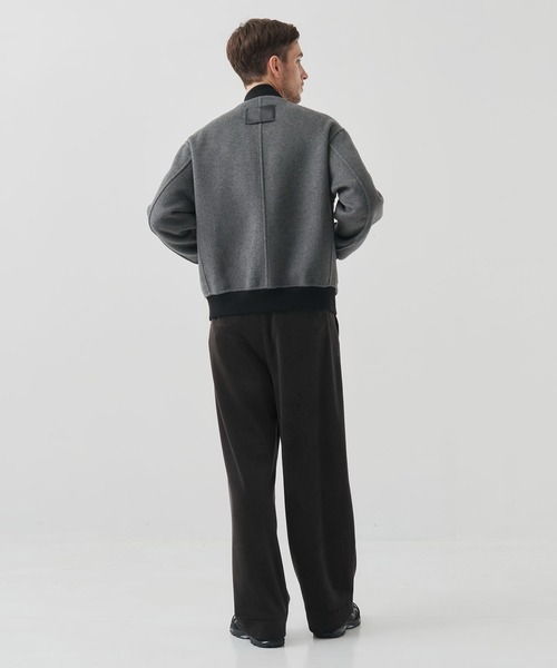 CASHMERE CASHMERE(カシミヤカシミヤ)の「【CASHMERE CASHMERE/カシミアカシミア】CASHMERE/SILK/WOOL MA-1(MA-1・メンズ・ブラック/その他17・44/48)」の7枚目の写真