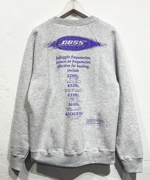 DIET BUTCHER SLIM SKIN（ダイエットブッチャースリムスキン）の「DIET BUTCHER SLIM SKIN / RADIAL SWEAT / ダイエットブッチャースリムスキン（スウェット・メンズ・ヘザーグレー/オリーブ/ライトピンク/サックスブルー/パープル・M/L）」の7枚目の写真