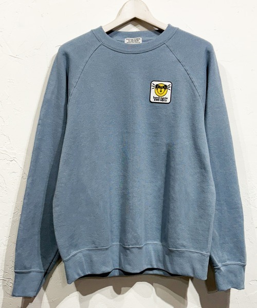 DIET BUTCHER SLIM SKIN（ダイエットブッチャースリムスキン）の「DIET BUTCHER SLIM SKIN / RADIAL SWEAT / ダイエットブッチャースリムスキン（スウェット・メンズ・ヘザーグレー/オリーブ/ライトピンク/サックスブルー/パープル・M/L）」の14枚目の写真