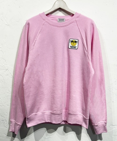 DIET BUTCHER SLIM SKIN（ダイエットブッチャースリムスキン）の「DIET BUTCHER SLIM SKIN / RADIAL SWEAT / ダイエットブッチャースリムスキン（スウェット・メンズ・ヘザーグレー/オリーブ/ライトピンク/サックスブルー/パープル・M/L）」の20枚目の写真