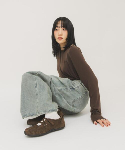 KBF（ケイビーエフ）の「メリージェーンスニーカー（スニーカー・レディース・チャコールグレー/ブラウン・38/36/37）」の18枚目の写真