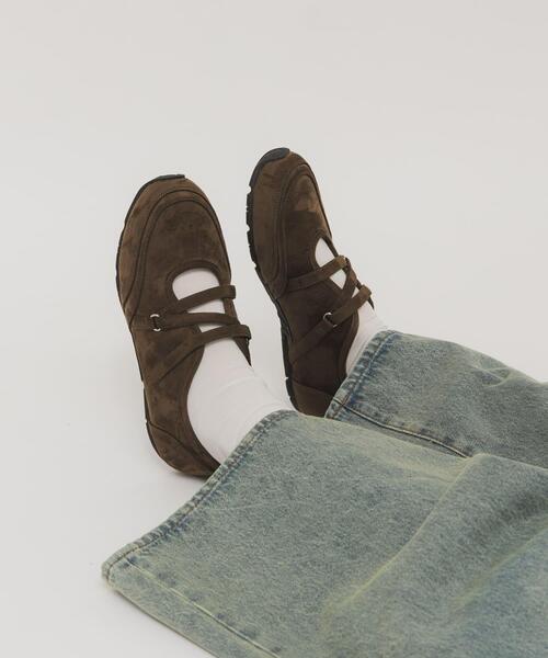 KBF（ケイビーエフ）の「メリージェーンスニーカー（スニーカー・レディース・チャコールグレー/ブラウン・38/36/37）」の19枚目の写真