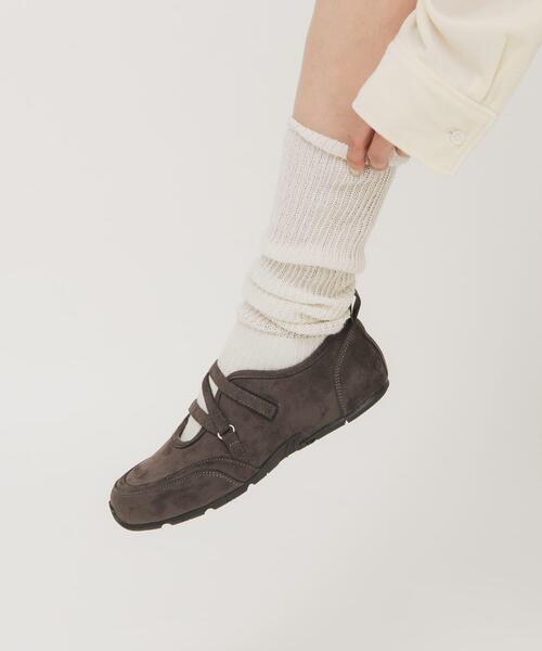 KBF（ケイビーエフ）の「メリージェーンスニーカー（スニーカー・レディース・チャコールグレー/ブラウン・38/36/37）」の5枚目の写真