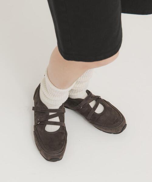 KBF（ケイビーエフ）の「メリージェーンスニーカー（スニーカー・レディース・チャコールグレー/ブラウン・38/36/37）」の10枚目の写真