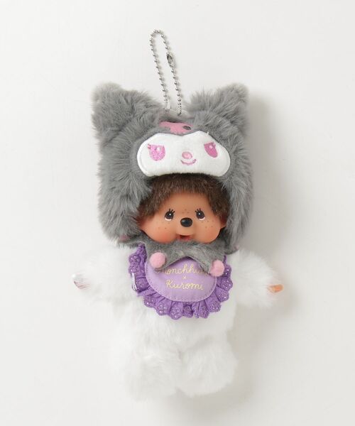 クロミ　もんちっち　マイメロ　ちむたん　ぬいぐるみキーホルダー　2点セット　人気 Monchhichi / モンチッチ 】 マイメロディ x ちむたん ＆クロミ x