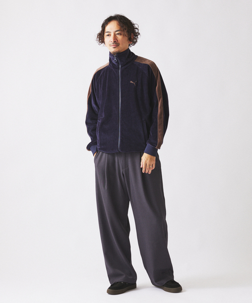 JOURNAL STANDARD relume（ジャーナルスタンダード　レリューム）の「バルジ ツイル 1タック ”レイジー” スラックス（スラックス・メンズ・チャコールグレー/ベージュ系その他/ブラック/ネイビー・LARGE/MEDIUM/SMALL）」の11枚目の写真