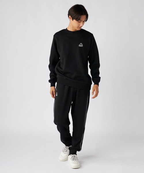 Kappa(カッパ)の「スウェット上下セット(スウェット・メンズ・ブラック/杢グレー/ネイビー・LARGE/X-LARGE/MEDIUM)」の4枚目の写真