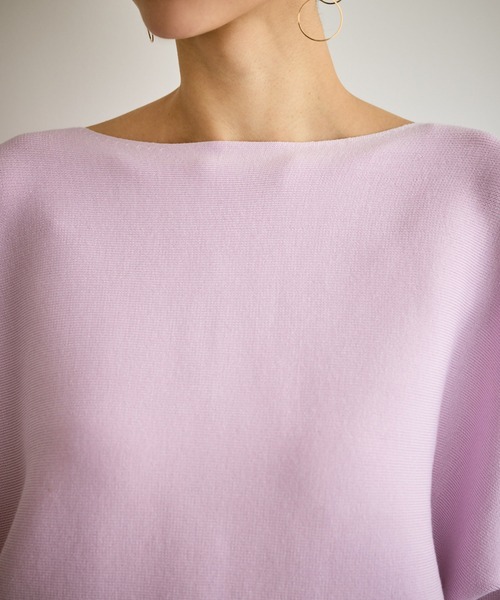 ROPE' PICNIC（ロペピクニック）の「前後2WAYマシュマロパールドルマン/イージーケア・リンクコーデ（ニット/セーター・レディース・ライトグレー/ピンク系その他2/ブルー系その他5/ブラック・FREE）」の15枚目の写真