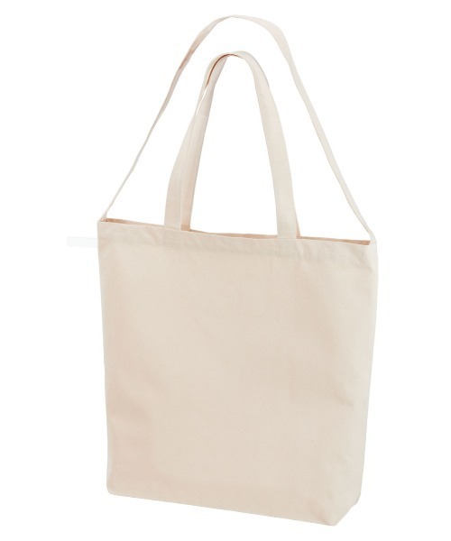 GRANDE FOOTBALL PRODUCTS(グランデフットボールプロダクツ)の「GRANDE.F.P スキャッタードロゴ.キャンバス2-WAYトートBAG(トートバッグ・レディース・ライトグレー/キナリ・ONE SIZE)」の3枚目の写真