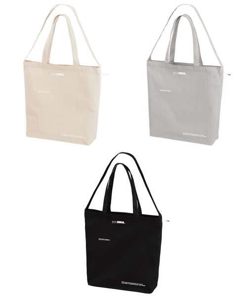 GRANDE FOOTBALL PRODUCTS(グランデフットボールプロダクツ)の「GRANDE.F.P スキャッタードロゴ.キャンバス2-WAYトートBAG(トートバッグ・レディース・ライトグレー/キナリ・ONE SIZE)」の12枚目の写真