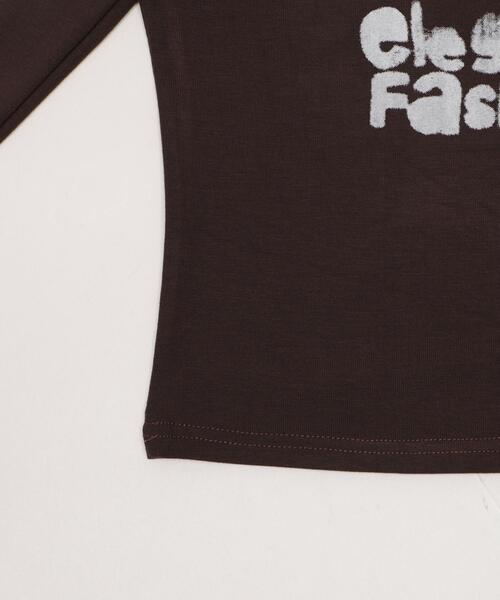 dispark（ディスパーク）の「DISPARK/【26年春夏新作】ヘンリーネックロゴトップ（Tシャツ/カットソー・レディース・ブラウン/アイボリー・FREE）」の17枚目の写真