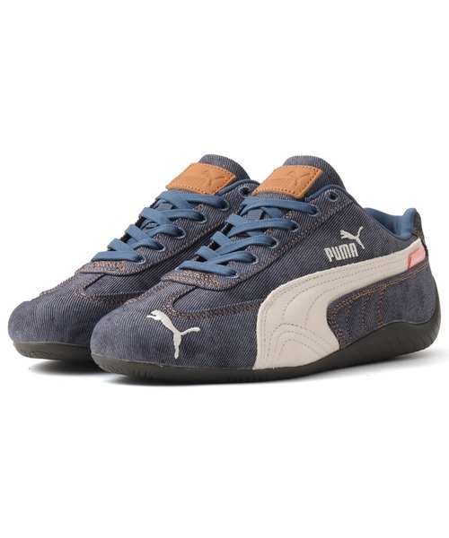 PUMA(プーマ)の「PUMA SPEEDCAT ATMOS PINK DENIM / プーマ スピードキャット アトモスピンク デニム【SP】(スニーカー・レディース・ダークインディゴブルー・23.0cm/23.5cm/24.0cm/24.5cm/25.0cm/26.0cm/26.5cm/27.0cm/27.5cm/28.0cm/29.0cm/22.5cm/28.5cm/25.5cm)」の1枚目の写真