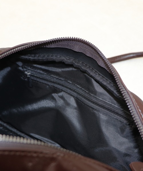MISCH MASCH（ミッシュマッシュ）の「一部店舗限定 ロングハンドルボストンバッグ（ショルダーバッグ・レディース・ブラウン/ブラック・ﾌﾘ-）」の5枚目の写真