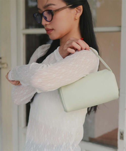 miette(ミエット)の「前後2wayレーストップス(Tシャツ/カットソー・レディース・ライトパープル/オフホワイト/ブラック/ライトブルー/ライトピンク・S/M/L)」の8枚目の写真