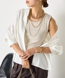 Jena espace merveilleux | 【垢抜けインナー】リブタンクトップ(キャミソール)