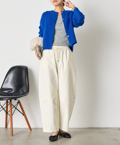 Jena espace merveilleux（ジェナ　エスパスメルヴェイユ）の「【垢抜けインナー】リブタンクトップ（キャミソール・レディース・オフホワイト/グレー/ベージュ・FREE）」の10枚目の写真