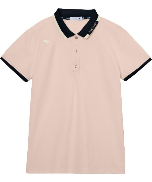 le coq sportif(ルコックスポルティフ)の「ヘランカ半袖ポロシャツ(遮熱)(ポロシャツ・レディース・ネイビー/ホワイト/ピンク/ブルー・XL/L/M/S)」の4枚目の写真