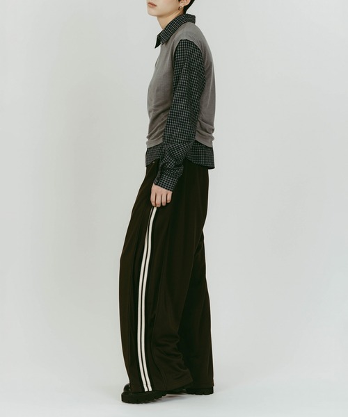 Knuth Marf(クヌースマーフ)の「【Knuth Marf】クヌースマーフ 2WAY layered compact shirt(シャツ/ブラウス・レディース・チャコールグレー/ネイビー・FREE)」の10枚目の写真