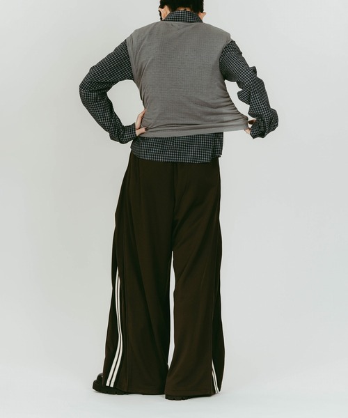 Knuth Marf(クヌースマーフ)の「【Knuth Marf】クヌースマーフ 2WAY layered compact shirt(シャツ/ブラウス・レディース・チャコールグレー/ネイビー・FREE)」の13枚目の写真