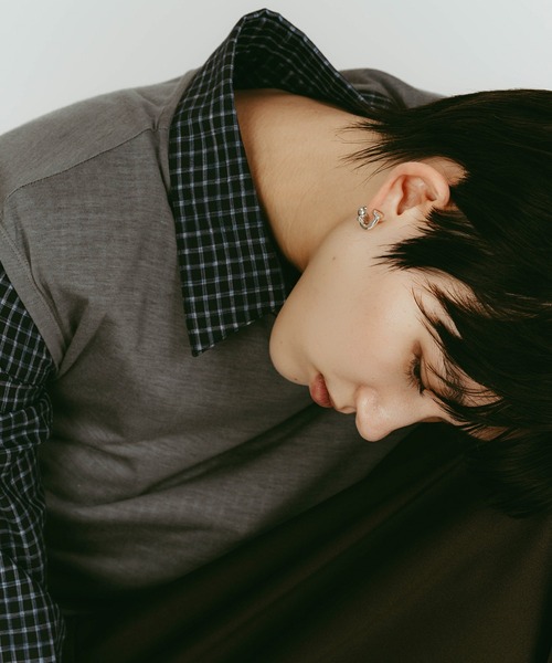 Knuth Marf(クヌースマーフ)の「【Knuth Marf】クヌースマーフ 2WAY layered compact shirt(シャツ/ブラウス・レディース・チャコールグレー/ネイビー・FREE)」の15枚目の写真