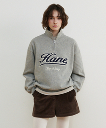 HANE（ハネ）の「[キモVER][THE H] クラシックハーフジップ_Melange（パーカー）」