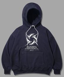 ブルーミングダストスウェットフード NAVY