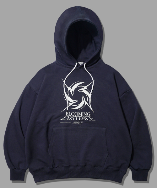 THE MILE(ザマイル)の「ブルーミングダストスウェットフード NAVY(パーカー・メンズ・その他・S/M/L/XL)」の2枚目の写真