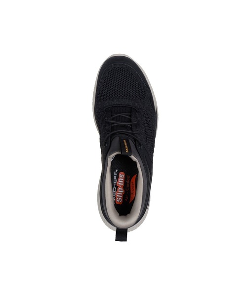 SKECHERS(スケッチャーズ)の「スケッチャーズ ハンズフリースリップインズ リラックスドフィット:アーチ クロッサー - エメリック(スニーカー・メンズ・ブラック×ブラック/ベージュ・26cm/27.5cm/27cm/25.5cm/25cm/26.5cm)」の7枚目の写真