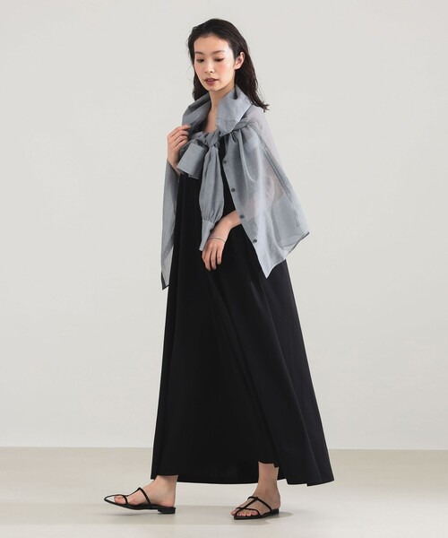 Demi-Luxe BEAMS(デミルクス ビームス)の「【8/6値下げ】AK+1 / 2WAY フレア ワンピース(ワンピース・レディース・ブラウン系その他4/ブラック・38/36)」の22枚目の写真