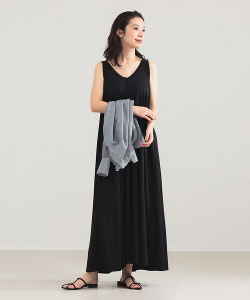 Demi-Luxe BEAMS(デミルクス ビームス)の「【8/6値下げ】AK+1 / 2WAY フレア ワンピース(ワンピース・レディース・ブラウン系その他4/ブラック・38/36)」の8枚目の写真