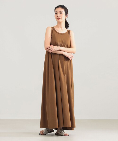 Demi-Luxe BEAMS(デミルクス ビームス)の「【8/6値下げ】AK+1 / 2WAY フレア ワンピース(ワンピース・レディース・ブラウン系その他4/ブラック・38/36)」の6枚目の写真