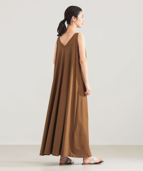 Demi-Luxe BEAMS(デミルクス ビームス)の「【8/6値下げ】AK+1 / 2WAY フレア ワンピース(ワンピース・レディース・ブラウン系その他4/ブラック・38/36)」の5枚目の写真