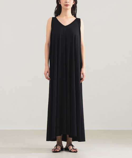 Demi-Luxe BEAMS(デミルクス ビームス)の「【8/6値下げ】AK+1 / 2WAY フレア ワンピース(ワンピース・レディース・ブラウン系その他4/ブラック・38/36)」の4枚目の写真