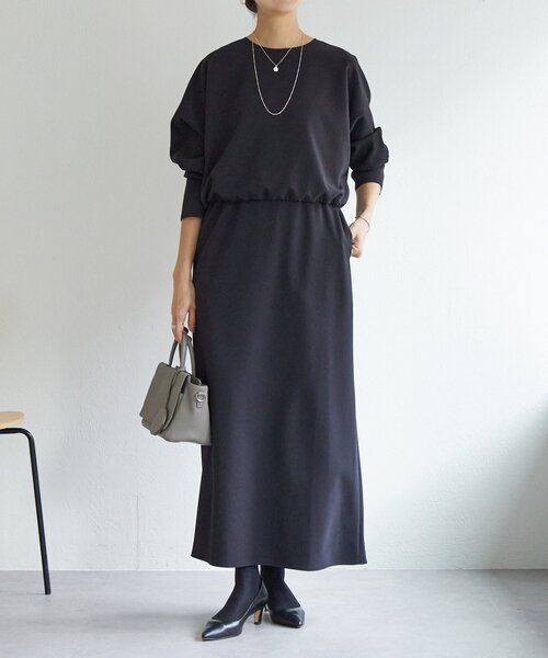 LIVETART（リヴェタート）の「《LIVETART》ダブルクロスコンビワンピース（ワンピース・レディース・ブラック・FREE）」の20枚目の写真