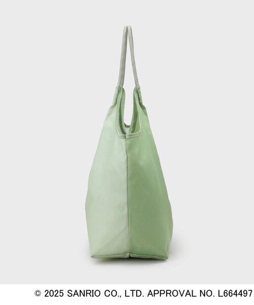 LAURA ASHLEY(ローラアシュレイ)の「【WEB限定/サンリオキャラクターズ コラボ】ハローキティ トートバッグ(トートバッグ・レディース・グリーン・00)」の5枚目の写真