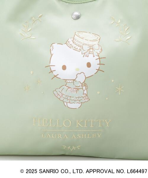 LAURA ASHLEY(ローラアシュレイ)の「【WEB限定/サンリオキャラクターズ コラボ】ハローキティ トートバッグ(トートバッグ・レディース・グリーン・00)」の11枚目の写真