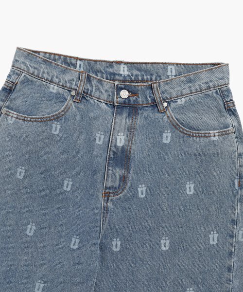 ISTKUNST（イストクンスト）の「UUU DENIM PANTS_BLUE(IK2CFMD110A)（デニムパンツ・レディース・ブルー・L/M）」の3枚目の写真
