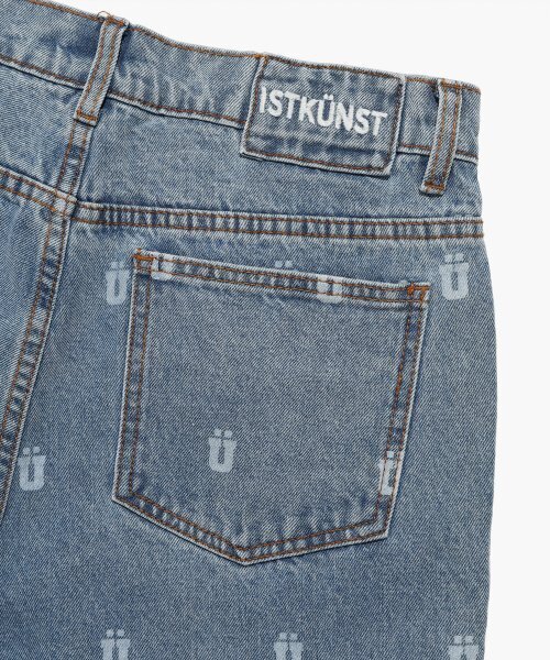 ISTKUNST（イストクンスト）の「UUU DENIM PANTS_BLUE(IK2CFMD110A)（デニムパンツ・レディース・ブルー・L/M）」の5枚目の写真