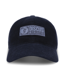 DISCUS ATHLETIC（ディスカス　アスレチック）の「ロゴコーデュロイ6パネルキャップネイビー（キャップ）」