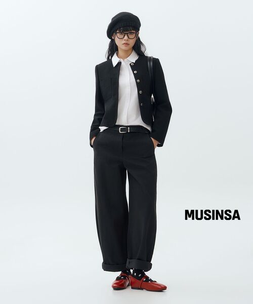 MUSINSA STANDARD WOMAN（ムシンサスタンダードウーマン）の「ウィメンズリラックスドオックスフォードシャツ[ホワイト]（シャツ/ブラウス・レディース・その他・SMALL/MEDIUM/LARGE/X-SMALL）」の11枚目の写真