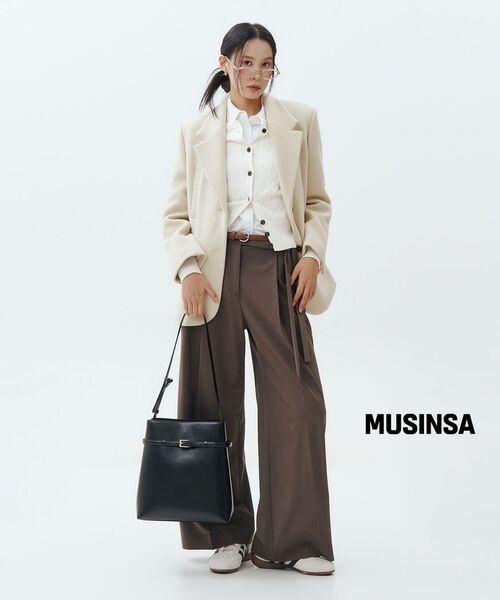 MUSINSA STANDARD WOMAN（ムシンサスタンダードウーマン）の「ウィメンズリラックスドオックスフォードシャツ[ホワイト]（シャツ/ブラウス・レディース・その他・SMALL/MEDIUM/LARGE/X-SMALL）」の13枚目の写真