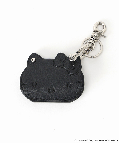 Spick & Span(スピックアンドスパン)の「《追加》HELLO KITTY S&S HASHIBAMI FACE レザーチャーム(キーケース/キーアクセサリー・レディース・ブラック/キャメル・FREE)」の5枚目の写真