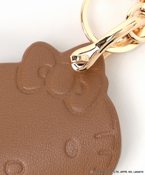 Spick & Span(スピックアンドスパン)の「《追加》HELLO KITTY S&S HASHIBAMI FACE レザーチャーム(キーケース/キーアクセサリー・レディース・ブラック/キャメル・FREE)」の15枚目の写真