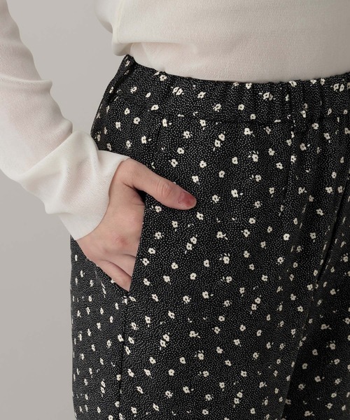 A part by（アパートバイ）の「コバナガラセミフレアパンツ（その他パンツ・レディース・ブラック/ベージュ・FREE）」の13枚目の写真