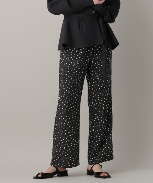 A part by（アパートバイ）の「コバナガラセミフレアパンツ（その他パンツ・レディース・ブラック/ベージュ・FREE）」の22枚目の写真