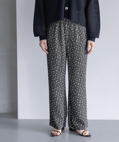 A part by（アパートバイ）の「コバナガラセミフレアパンツ（その他パンツ・レディース・ブラック/ベージュ・FREE）」の20枚目の写真